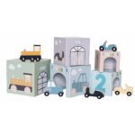 Στοιβαζόμενοι κύβοι με αυτοκινητάκια