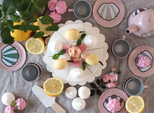 lemon cake 1 Ξύλινη Τούρτα Lemon Cake