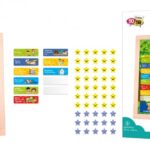 Ξύλινος Μαγνητικός Πίνακας Επιβράβευσης & Ασπροπίνακας