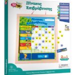 Ξύλινος Μαγνητικός Πίνακας Επιβράβευσης & Ασπροπίνακας